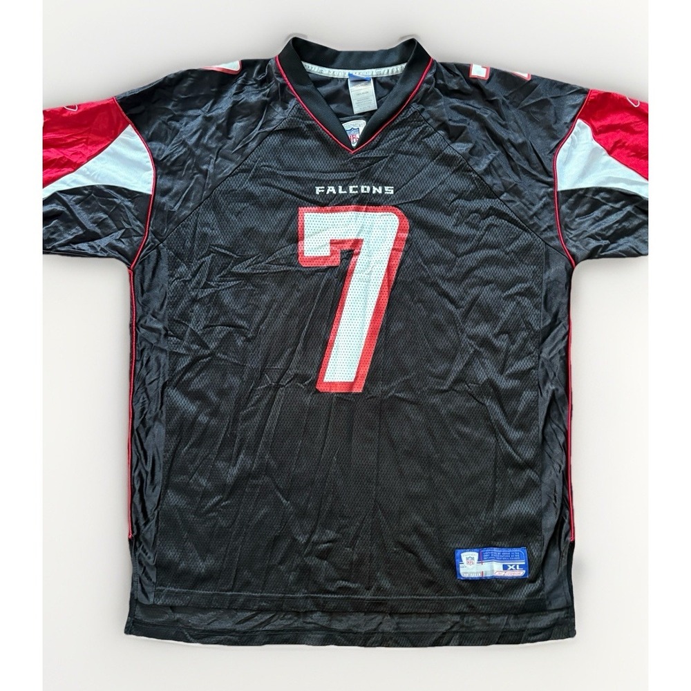 Reebok Atlanta Falcons‎ Men's Jersey XL Mike Vick #7 Football Mesh Black
